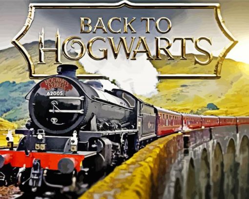 Back to Hogwarts Express – Paint By Number