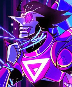 Cool Spamton paint by numbers