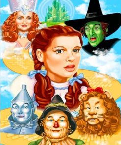 Dorothy And The Wizard Of Oz paint by numbers