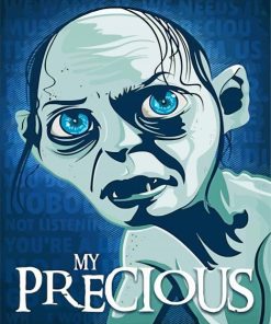 Gollum My Precious Cartoon Paint By Numbers