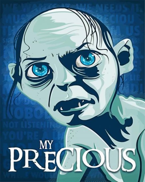 Gollum My Precious Cartoon Paint By Numbers