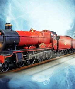 Harry Potter Hogwarts Express Paint By Numbers