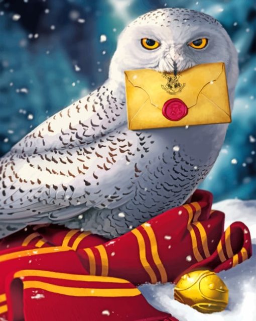 Harry Potter Hedwig Paint By Numbers