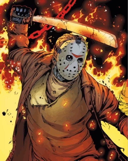 Dangerous Jason Voorhees Paint By Numbers