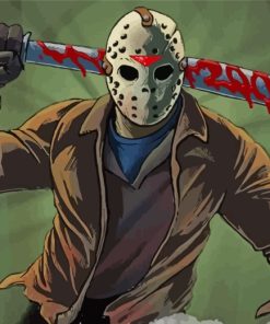 Jason Voorhees Paint By Numbers