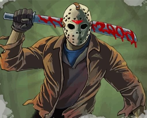 Jason Voorhees Paint By Numbers