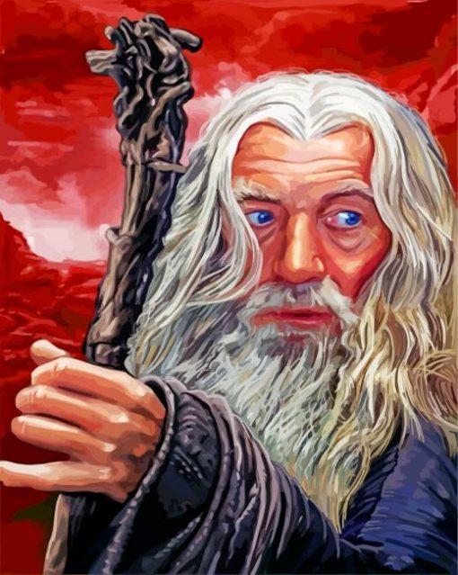 Gandalf Lord Of The Rings Paint By Numbers