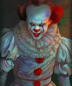 Pennywise Clown paint by numbers