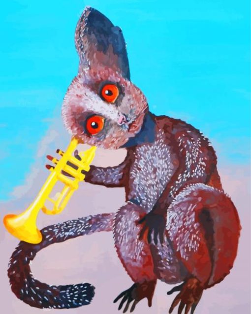 Galago paint by numbers
