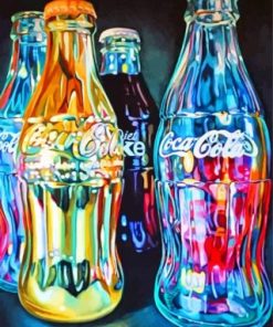 Coca Cola Bottles paint by numbers