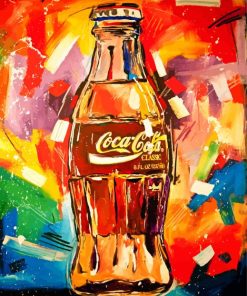 Retro Coca Cola paint by numbers