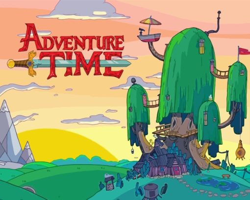 Adventure Time paint by numbers