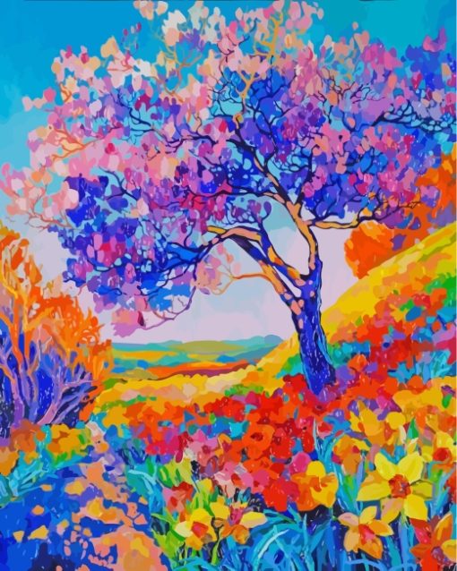 Colorful Nature Paint By Numbers