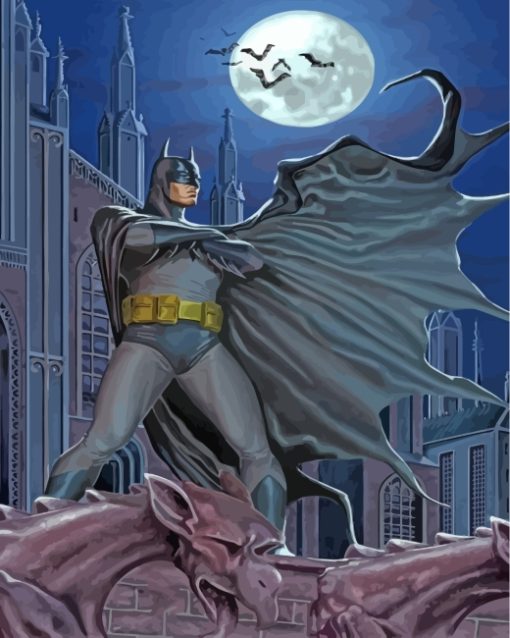 Batman Hero paint by numbers