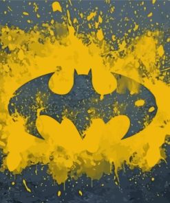 Batman Logo paint by numbers