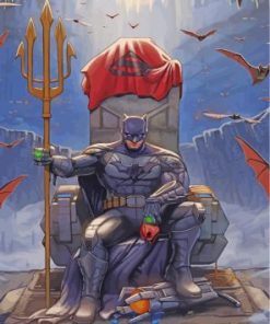 Batman Throne King paint by numbers