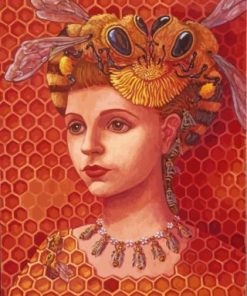 Bee Woman paint by numbers