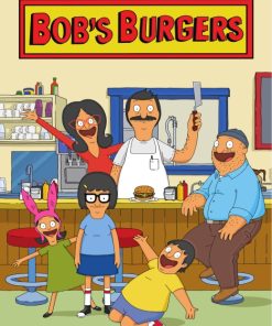 Bobs Burgers paint by numbers