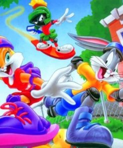 Bugs Bunny Cartoon paint by numbers