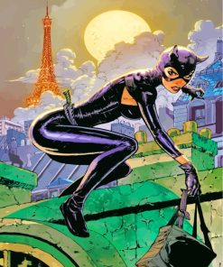 Catwoman paint by numbers