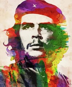 Colorful Che Guevara Paint By Numbers