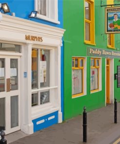 Murphys Ice Cream Store Dingle Town Paint By Numbers