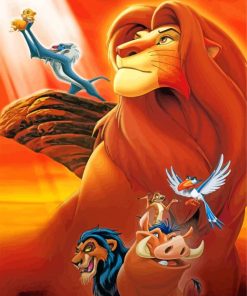 Disney Lion King Paint By Numbers