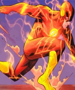 Flash Hero paint by numbers