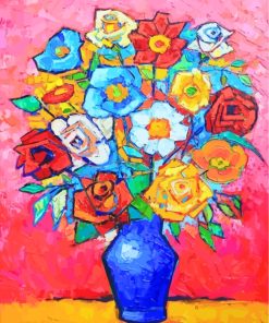 Flowers Bouquet Art paint by numbers