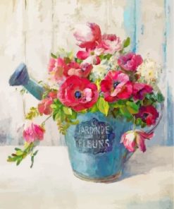 Flowers Vase Paint By Numbers