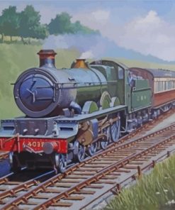 Flying Scotsman paint by numbers