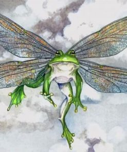 Frog With Wings paint by numbers