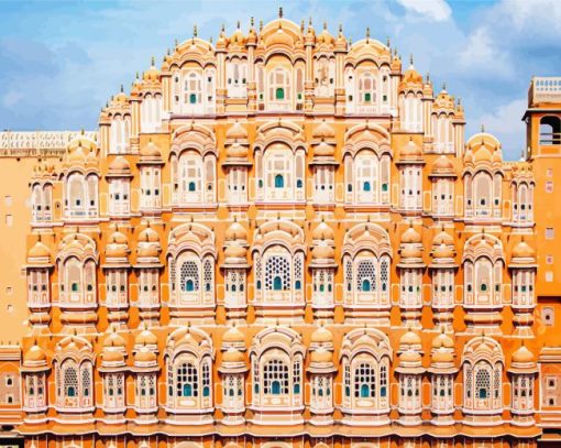 Hawa Mahal Paint By Numbers