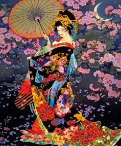 Japanese Classic Woman Paint By Numbers