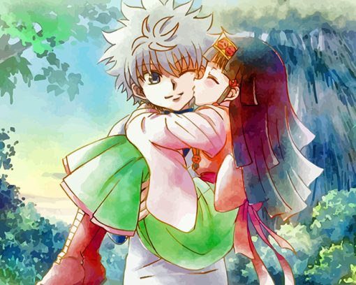 Killua Zoldyck And Alluka Zoldyck Paint By Numbers