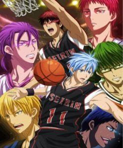 Kurokos Basketball Players paint by numbers