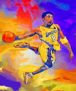 Lakers Player paint by numbers