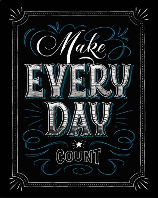 Make Every Day Count paint by numbers