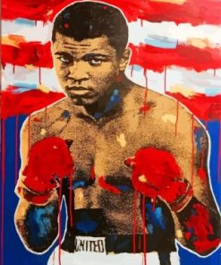 Muhammad Ali paint by numbers