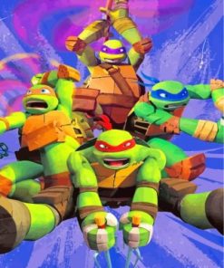 Ninja Turtles paint by numbers