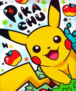 Pikachu paint by numbers