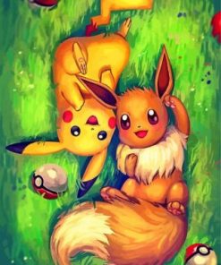 Pokemon Anime paint by numbers