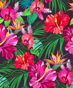 Tropical Plants And Flowers painting by nulmbers