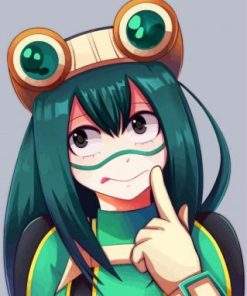 Tsuyu Asui Character paint by numbers