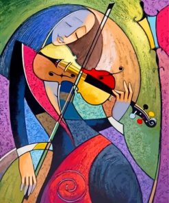 Violin Player Art Paint By Number