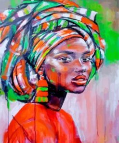 Aesthetic Black Woman paint by numbers