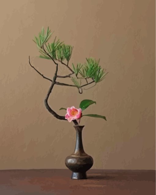 Japanese Ikebana Paint By Numbers