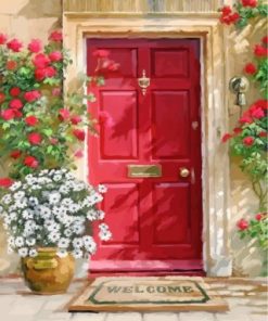 Red Door Paint By Numbers