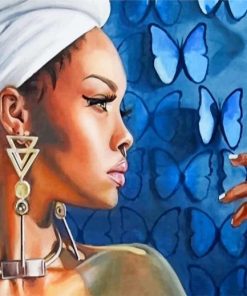 African Woman paint by numbers