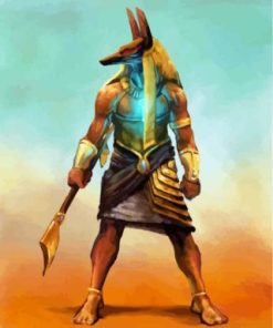 Aesthetic Anubis paint by numbers